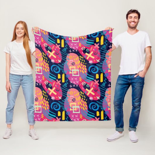 ま保たは独自の光沢ラッピング紙を作成する フリースブランケット (インサイチュ)