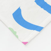 ま保たは独自の光沢ラッピング紙を作成する フリースブランケット (角)