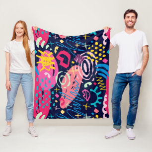 ま保たは独自の光沢ラッピング紙を作成する フリースブランケット