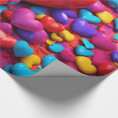 ま保たは独自の光沢ラッピング紙を作成 ラッピングペーパー (角)