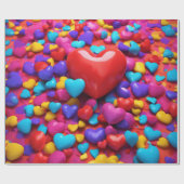 ま保たは独自の光沢ラッピング紙を作成 ラッピングペーパー (フラット)