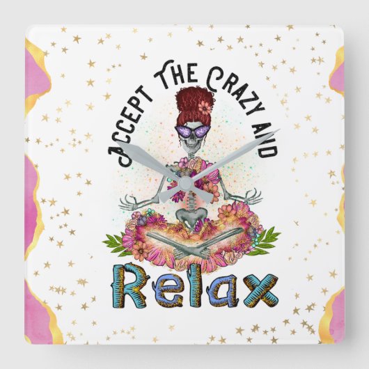 ま保たは独自の壁時計を作成 スクエア壁時計 (正面)