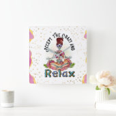 ま保たは独自の壁時計を作成 スクエア壁時計 (ホーム)