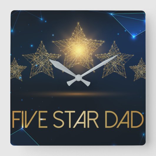 ま保たは独自の壁時計を作成 スクエア壁時計 (正面)