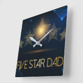 ま保たは独自の壁時計を作成 スクエア壁時計 (傾斜)