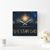 ま保たは独自の壁時計を作成 スクエア壁時計 (ホーム)