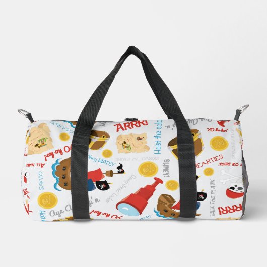 – ま保たは自分のダフのバッグをデザイン ダッフルバッグ (正面)