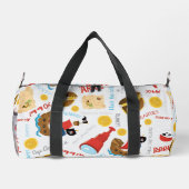 – ま保たは自分のダフのバッグをデザイン ダッフルバッグ (裏面)