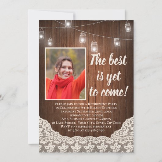 ま最高のだヴィンテージ除来去パーティーがない 招待状 (正面)