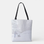 みごとな雪の季節の詩 トートバッグ (裏面)