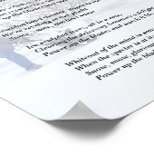 みごとな雪の季節の詩 ポスター (角)