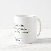 みじめなコーヒー コーヒーマグカップ (正面右)