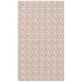 みすぼらしいシックかわいらしヴィンテージのクリスマスツリー テーブルクロス (正面)