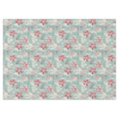 みすぼらしいシックかわいらしヴィンテージクリスマス テーブルクロス (正面(横))