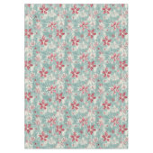 みすぼらしいシックかわいらしヴィンテージクリスマス テーブルクロス (正面)