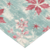 みすぼらしいシックかわいらしヴィンテージクリスマス テーブルクロス (アングル)