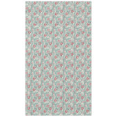 みすぼらしいシックかわいらしヴィンテージクリスマス テーブルクロス (正面)