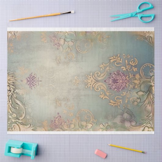 みすぼらしいシックでマスクの少ないパターン、古いエフェクトアート 薄葉紙 (クラフト)