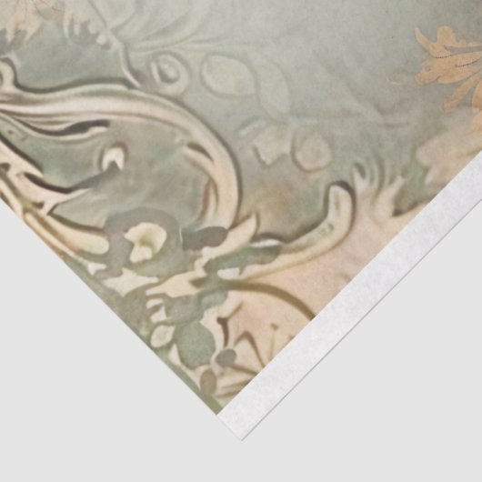 みすぼらしいシックでマスクの少ないパターン、古いエフェクトアート 薄葉紙 (詳細)