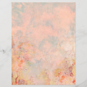 みすぼらしいシックで紅茶のステンドン紙