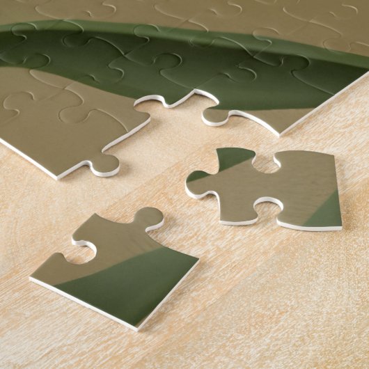 みすぼらしいシックで素敵な赤いチューリップ ジグソーパズル (側面)