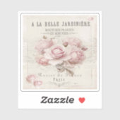 みすぼらしいシックで素朴な、ヴィンテージ、フローラ、コラージュ、カントリー シール (シート)