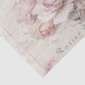 みすぼらしいシックで素朴な、ヴィンテージ、フローラ、コラージュ、カントリー 薄葉紙 (詳細)