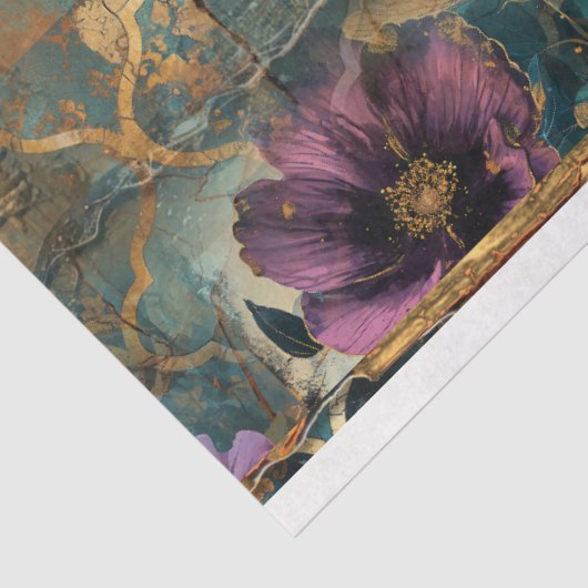 みすぼらしいシックで装飾的な、ダンサーのポートレート 薄葉紙 (詳細)