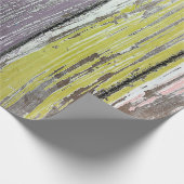 みすぼらしいシックなウッド ラッピングペーパー (角)