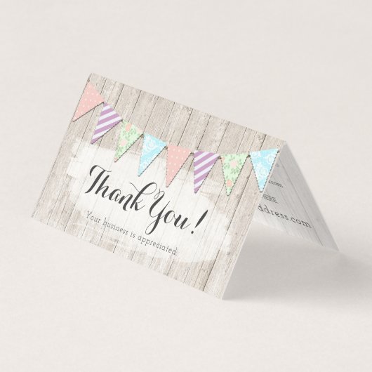 みすぼらしいシックなカントリーバンティン素朴グウッドありがとう (正面)