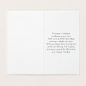 みすぼらしいシックなクリスマスカードの箱 (内部フラット)