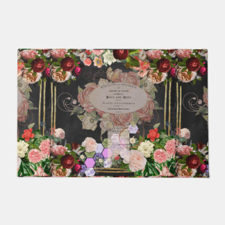 みすぼらしいシックなコラフランスのージ、シック、カントリーの素朴な、fl ドアマット