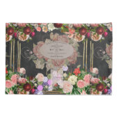 みすぼらしいシックなコラフランスのージ、シック、カントリーの素朴な、fl 枕カバー (裏面)