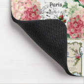 みすぼらしいシックなコラージュビクトリアン、カントリー、デコページ マウスパッド (コーナー)