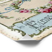 みすぼらしいシックなコラージュビクトリアン、カントリー、デコページ、モ ポスター (コーナー)