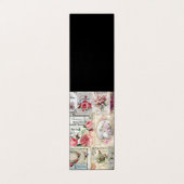 みすぼらしいシックなコラージュビクトリアン、カントリー、デコページ、b 名刺 (外部フラット)