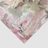 みすぼらしいシックなバラコラージュパターン 薄葉紙 (詳細)