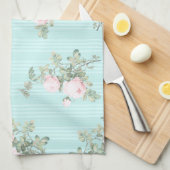 みすぼらしいシックなバラフローラキッチンタオル キッチンタオル (四つ折り)