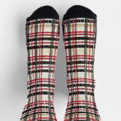 みすぼらしいシックなパターンヴィンテージ ソックス (上部)