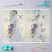 みすぼらしいシックなパリジャン女性シリーズデザイン23 薄葉紙 (クラフト)