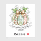 みすぼらしいシックなパンプキ与えンの中で シール (シート)