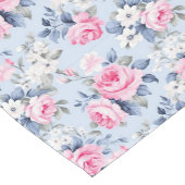 みすぼらしいシックなピンクのバラのシームレスパターン ショートテーブルランナー (コーナー)