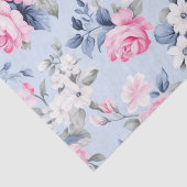 みすぼらしいシックなピンクのバラのシームレスパターン 薄葉紙 (詳細)