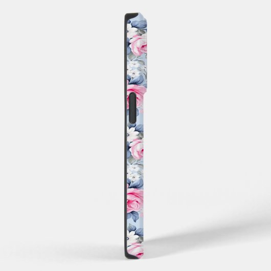 みすぼらしいシックなピンクのバラの模様 Case-Mate iPhoneケース (裏面 / 右)