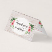 みすぼらしいシックなピンクのバラ素朴ズオンカントリーサンキュー (正面)