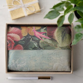 みすぼらしいシックなピンクのフラミンゴフローラの切り離し 薄葉紙 (ギフト)