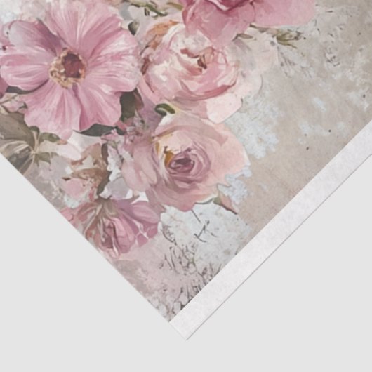 みすぼらしいシックなピンクの切り離し 薄葉紙 (詳細)