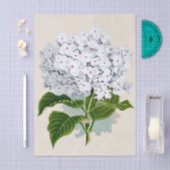 みすぼらしいシックなピンク色の花々ハート 薄葉紙 (クラフト)