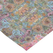 みすぼらしいシックなフラワーガーデンウォーター絵を描カラー ショートテーブルランナー (コーナー)