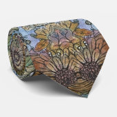 みすぼらしいシックなフラワーガーデンウォーター絵を描カラー ネクタイ (ロール)